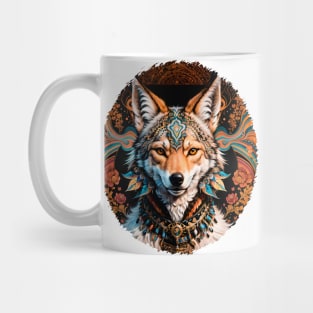 Coyote The Trickster (2.1) - Trippy Psychedelic Canis Mug